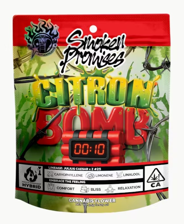 Smoken Promises Indoor 3.5g Eighth - Citron Bomb (H)