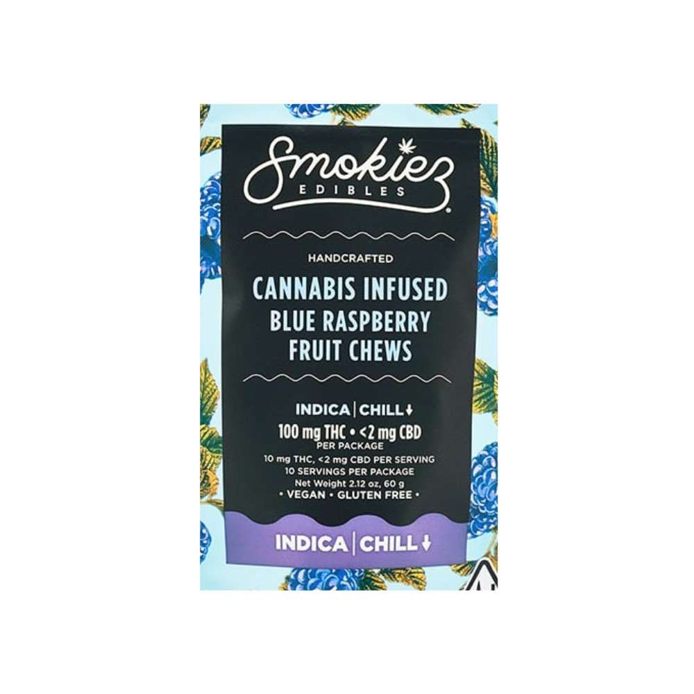 BLUE RASPBERRY 100MG - SMOKIEZ