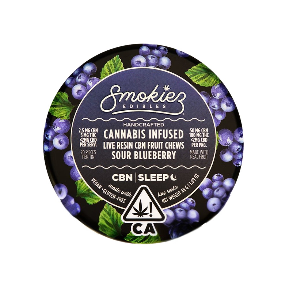 Smokiez Edibles: Sour Blueberry - Smokiez