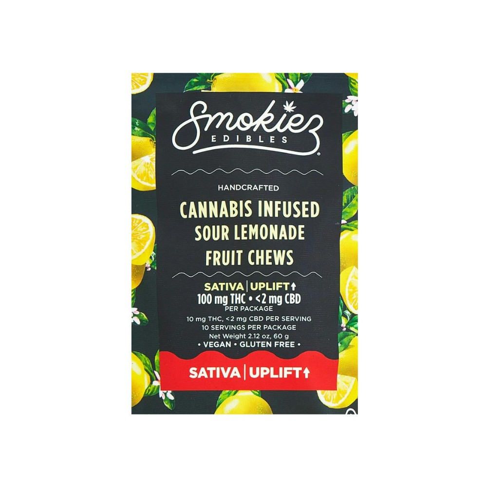 SOUR LEMONADE 100MG - SMOKIEZ