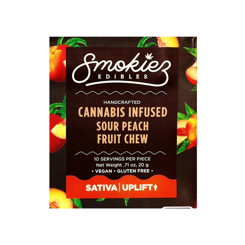 SINGLE - SOUR PEACH 100MG - SMOKIEZ
