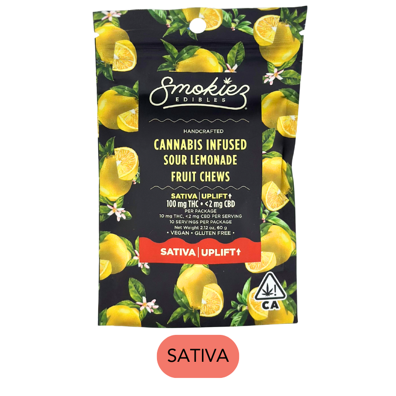Smokiez - Uplift - Sour - Lemonade - Gummies - 10pc - 100mg