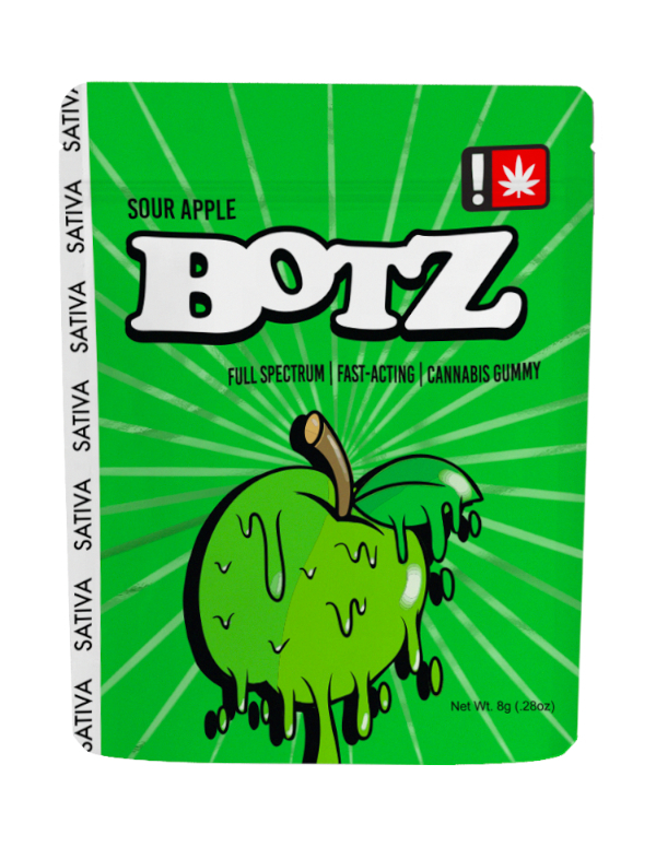 Sour Apple "BOTZ" Gummy | 100mg (THC)