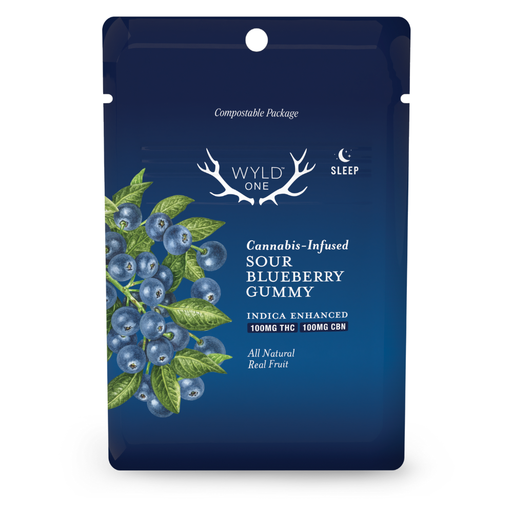 WyldOnes | Sour Blueberry | 1:1 THC:CBN | Single