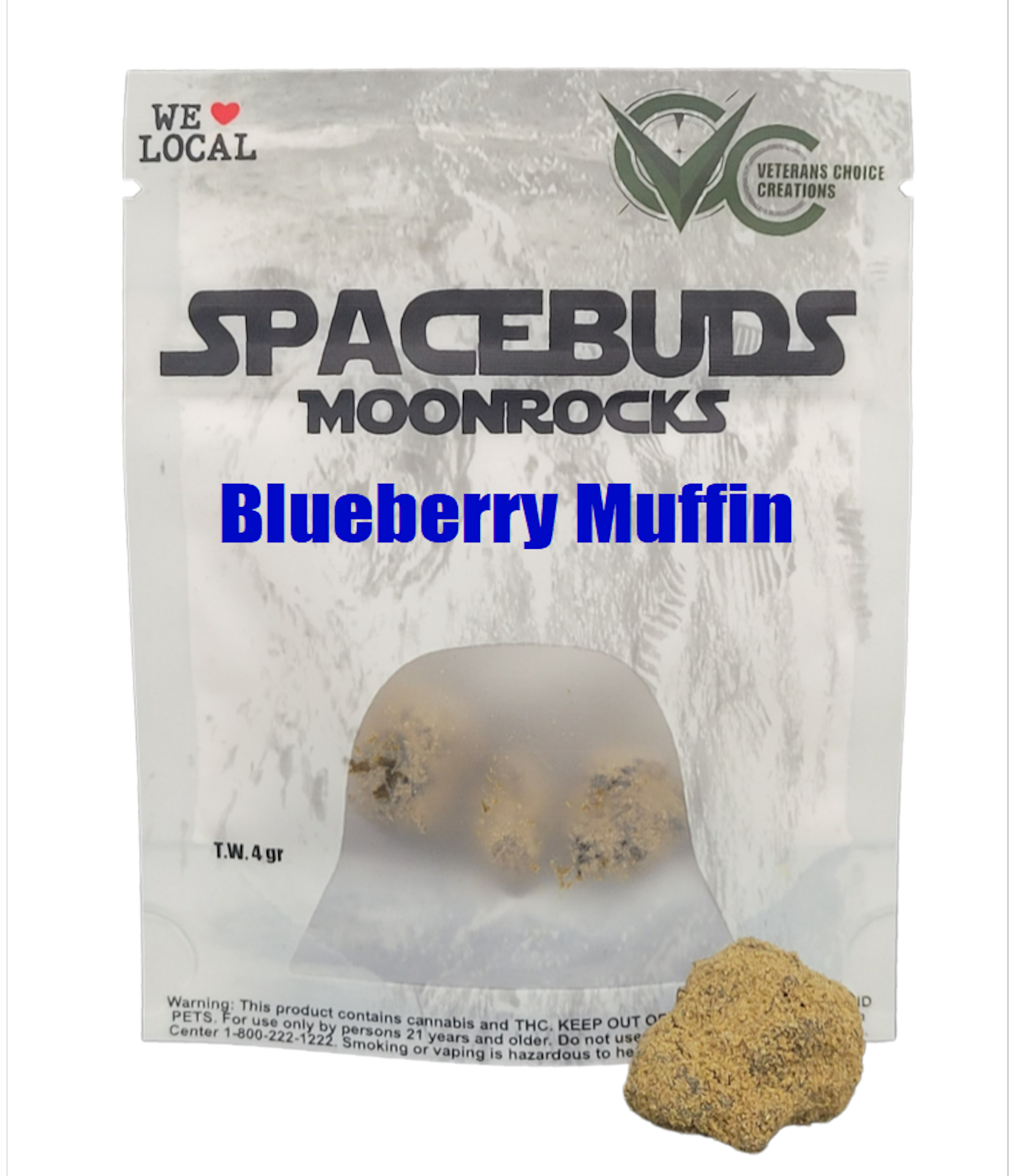 SpaceBuds | Moon Rocks - Blueberry Muffin | 4g