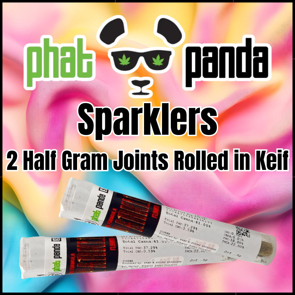 Sparklers | Berry Gelato | Infused Pre-roll | DOH | 2 x .5g