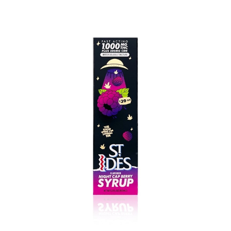 St Ides Night Cap Berry 5:1 THC:CBN Syrup 1000mg