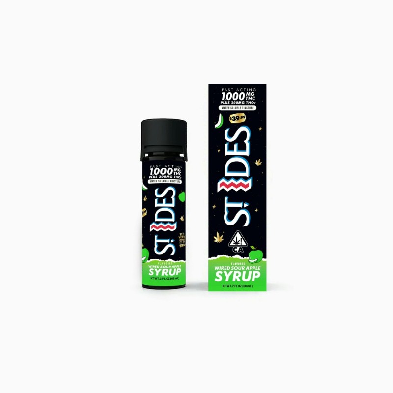 St Ides Wired Sour Apple 5:1 THC:THCv Tincture 1000mg