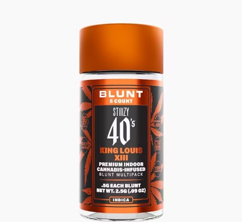 STIIIZY - King Louis Infused 40's Mini Blunts 5pk - 2.5g - Preroll