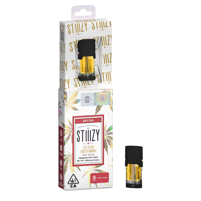 Stiiizy - Purple Haze Live Resin Liquid Diamonds Pod 1g