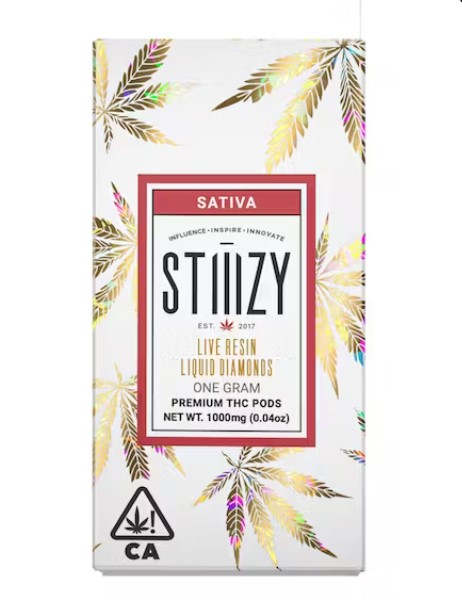 Stiiizy 1g Hawaiian Snow Live Resin Pod PD