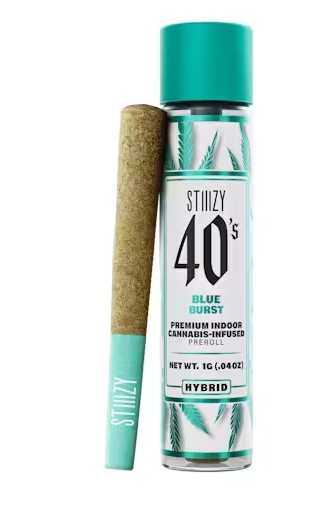 Stiiizy | 40's Infused Preroll | Blue Burst | 1g