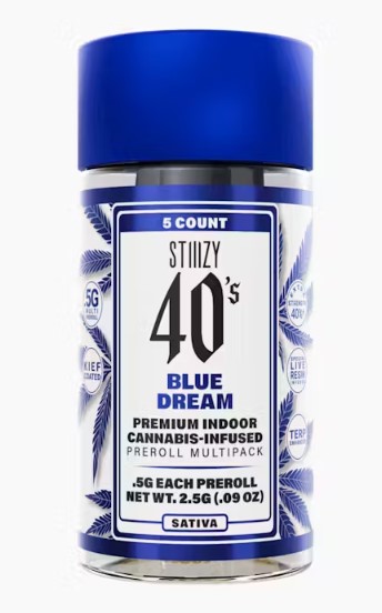 BLUE DREAM - 40's PREROLL MULTI PACK .5G