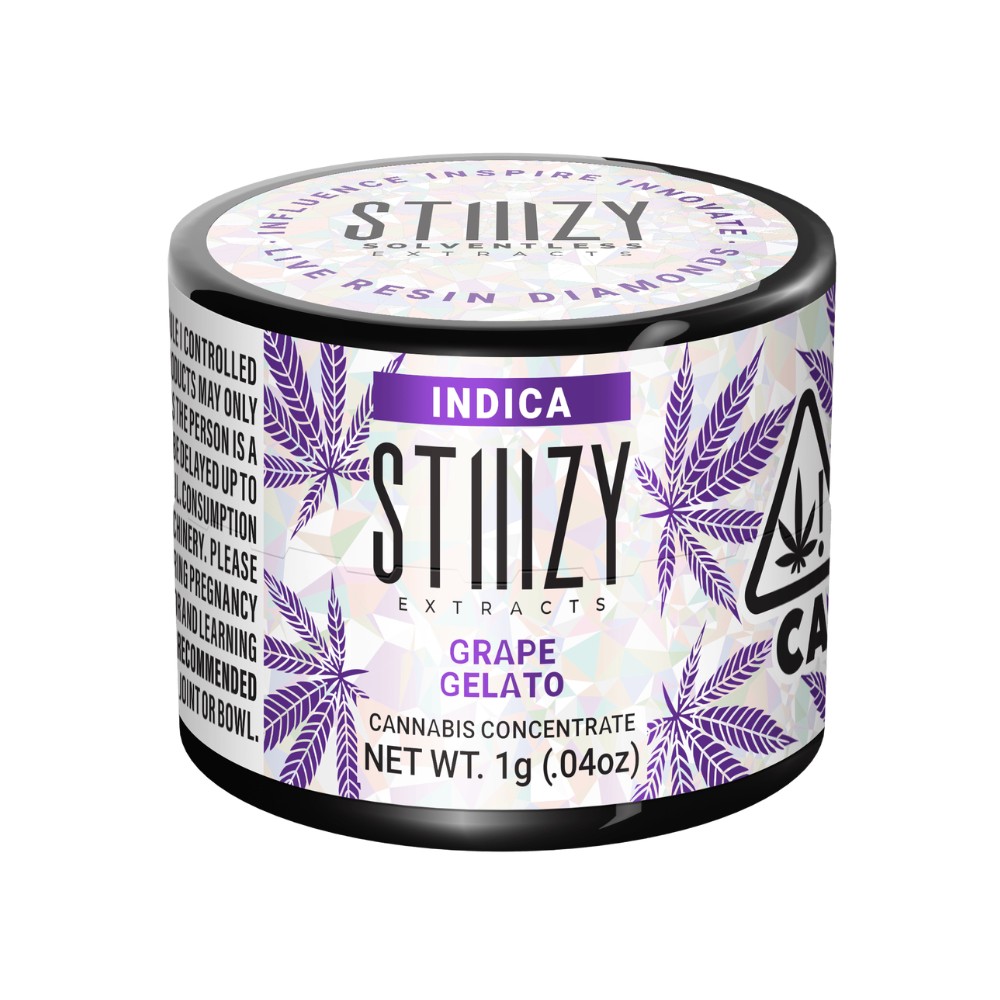 LIVE RESIN DIAMONDS - GRAPE GELATO 1G - STIIIZY