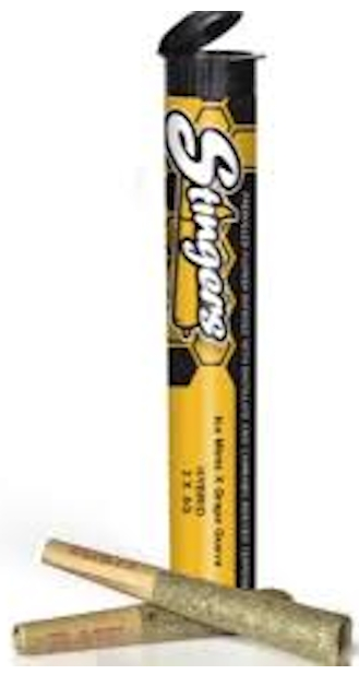 Stingers Violet Fog 0.5g 2pk Infused Preroll