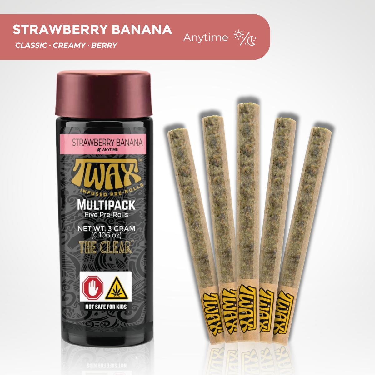 TWAX | Infused | Strawberry Banana | 3.0g (5pk)