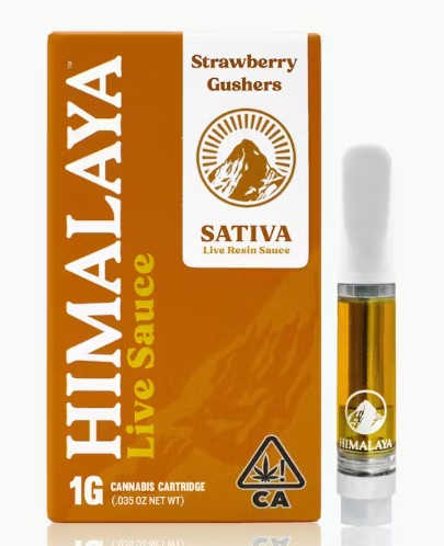 Himalaya 1g Strawberry Gushers Live Sauce Cartridge