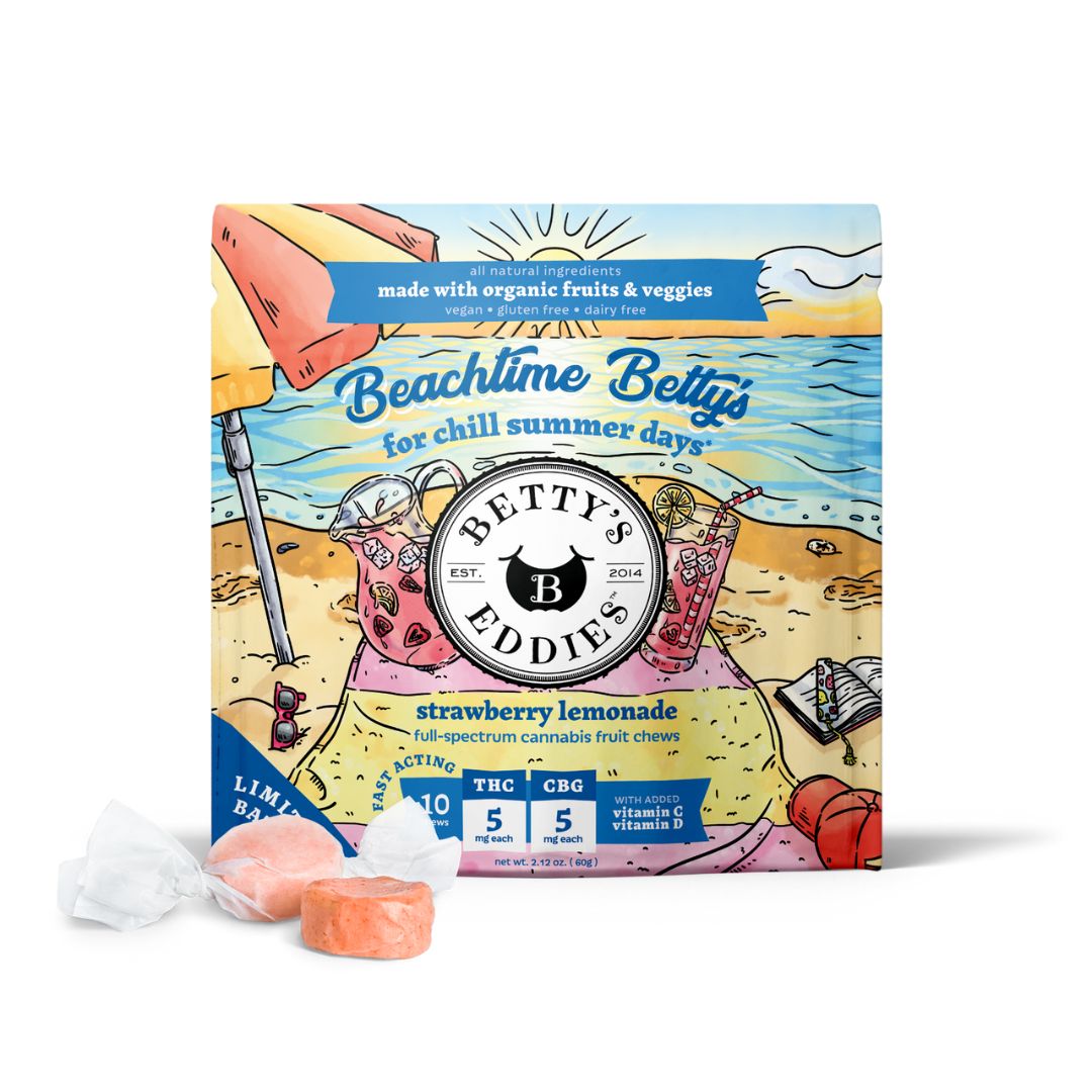 Betty's Beachtime Strawberry Lemonade 10PK | 50mg