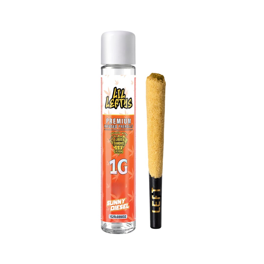 Lil Lefty | Sunny Diesel | Infused Preroll | 1g