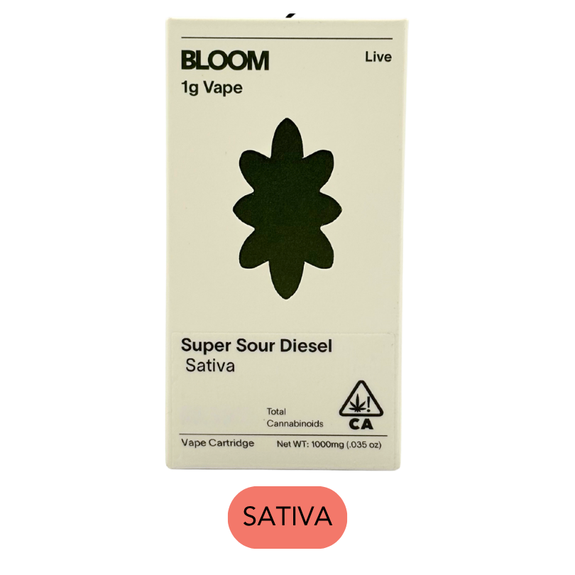 Bloom - Live Resin - Super Sour diesel - Vape Cart - 1.0g
