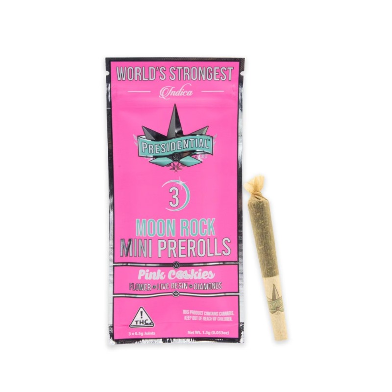 Presidential Pink Cookies (I) Infused Mini Preroll 3pk 1.5g