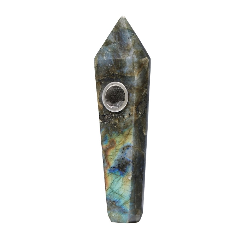 Astral Project Gemstone Pipes - Labradorite