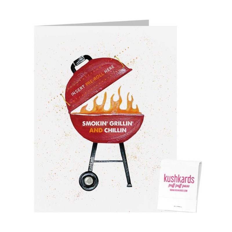 Kush Kards Smokin' Grillin' and Chillin Card