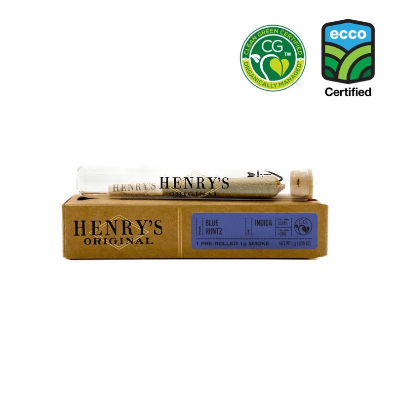 Henry's Blue Runtz (I) Preroll 1g