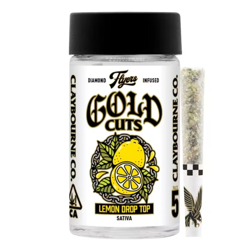 Claybourne GC Lemon Drop Top (S) Diamond Infused 5pk 2.5g