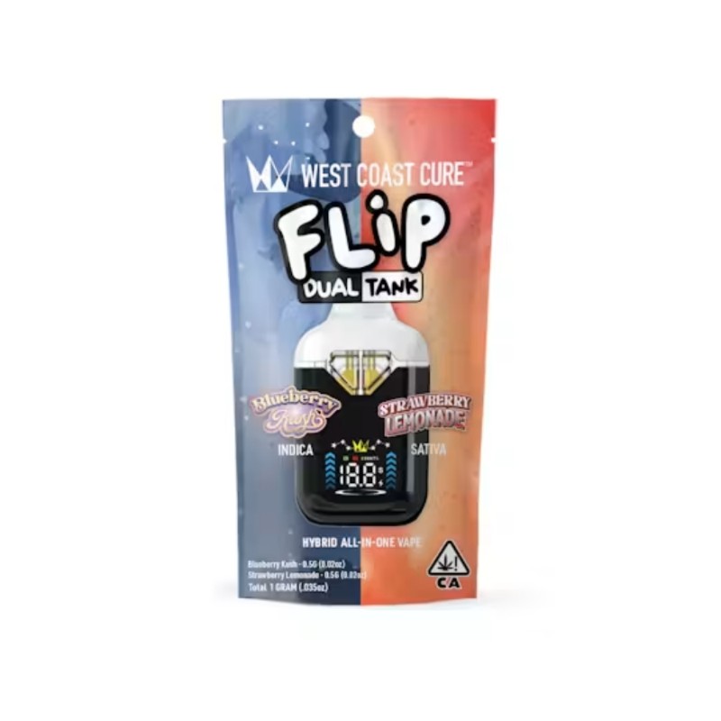 WCC Blueberry Kush x Strawberry Lemonade (I/S) FlipBar AIO 1g
