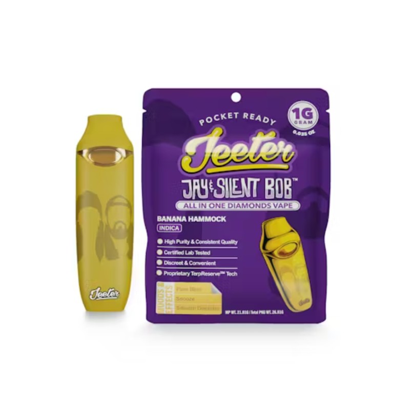 Jeeter Banana Hammock (Jay & Silent Bob Collab) (I) Diamonds AIO 1g