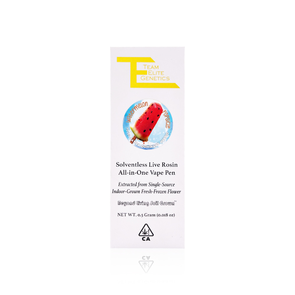 TEAM ELITE GENETICS - All In One - Watermelon Popsicle - Live Rosin - .5G