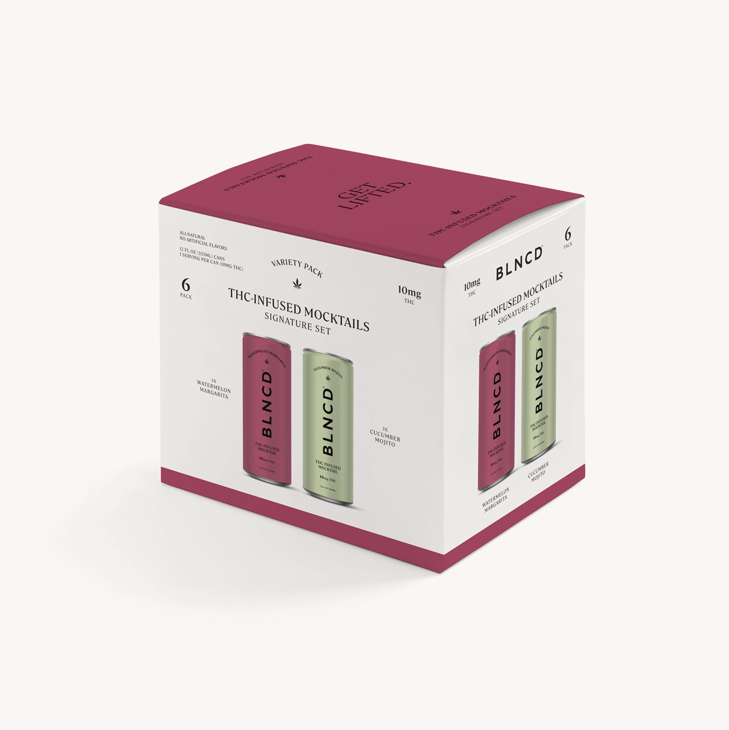 BLNCD | THC Mocktail 10mg (6 pack) | Signature Set