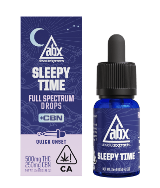 ABSOLUTE XTRACTS: Sleepy Time Full Spectrum Drops + CBN 15ml 2:1 (THC: CBN) (I/H)