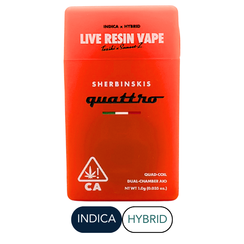 Sherbinskis - Quattro - TaZiki x Sunset Z - RTU - 1.0g