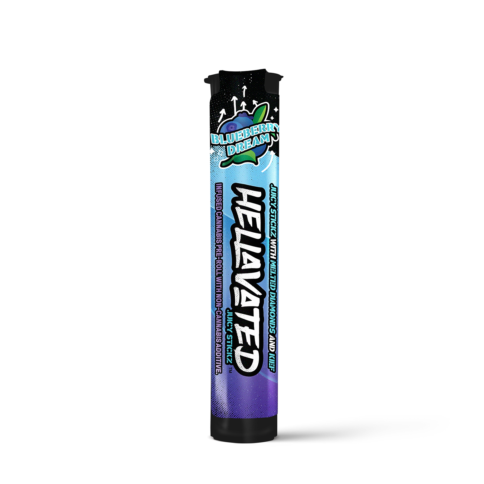 Hellavated Blueberry Dream Juicy Stickz Infused Pre-Roll 0.75g