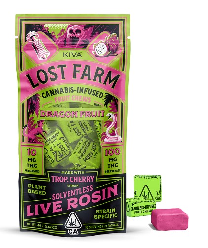Lost Farm Dragon Fruit Live Rosin Chews