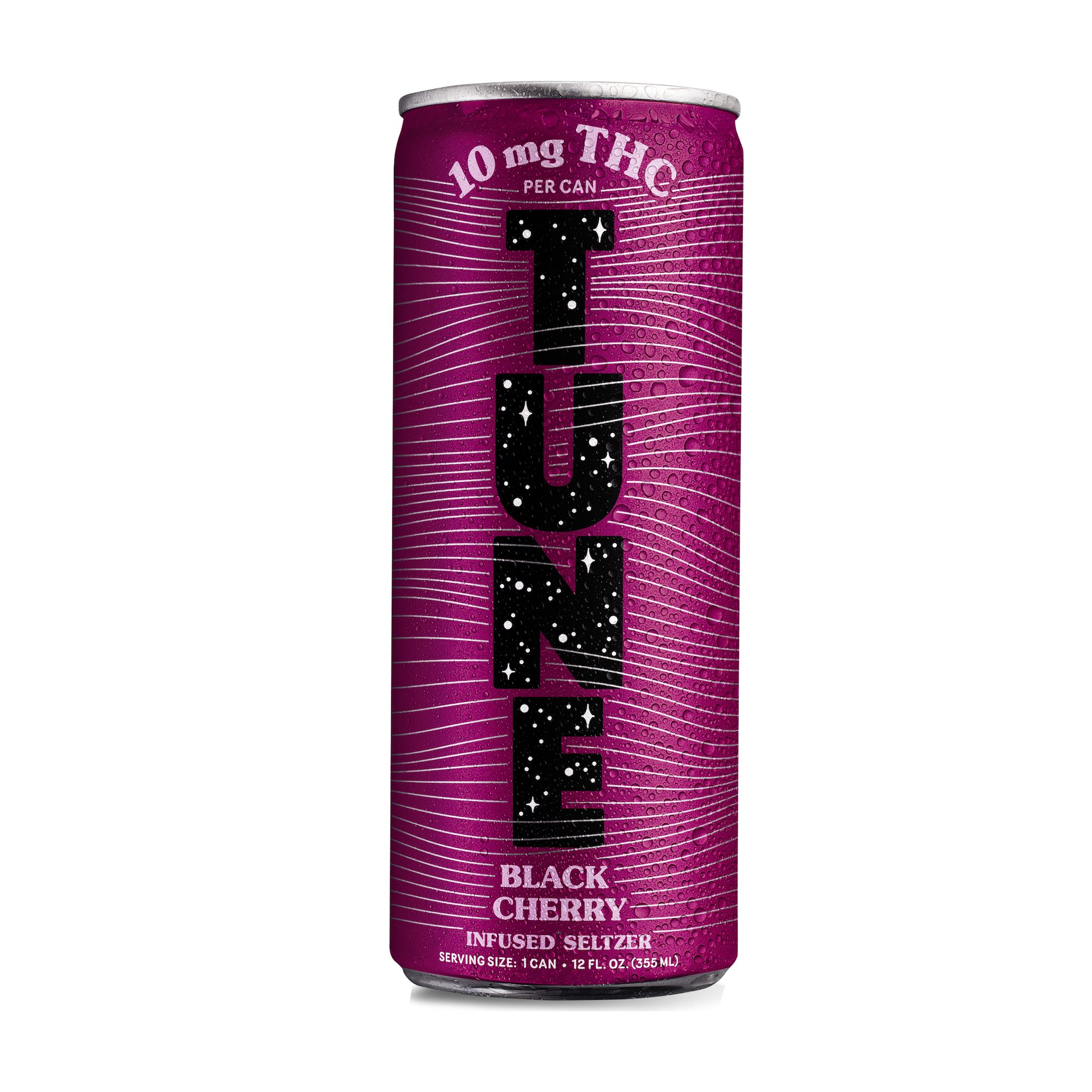Black Cherry 10mg Infused Seltzer | Tune