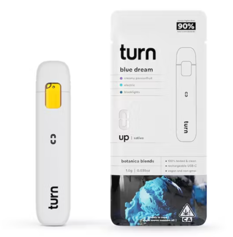 Turn - Blue Dream Turn Up Live Resin Disposable 1g
