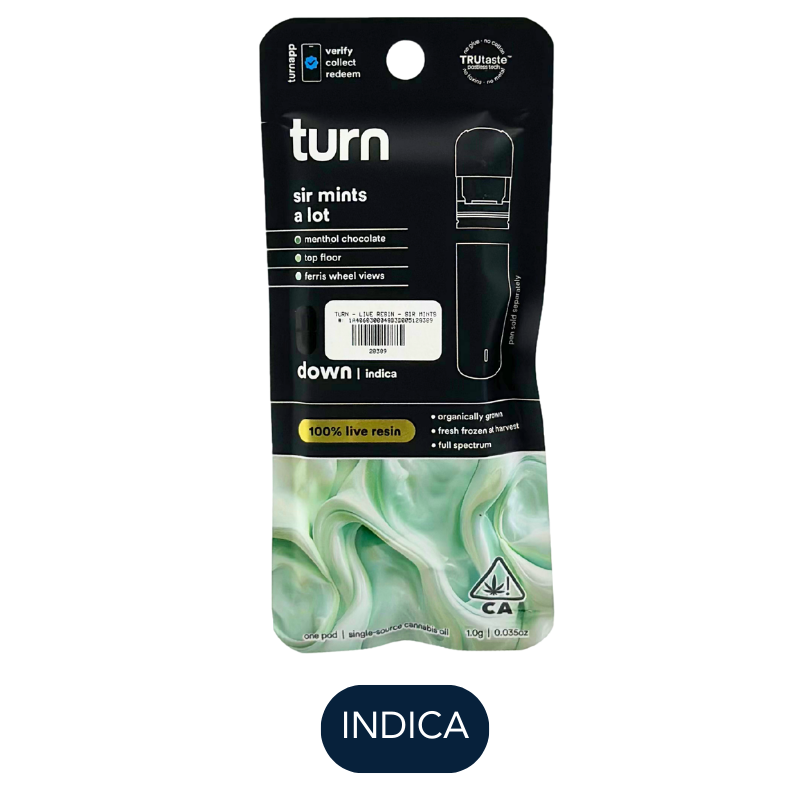 Turn - Live Resin - Sir Mints A Lot - Vape Pod - 1.0g
