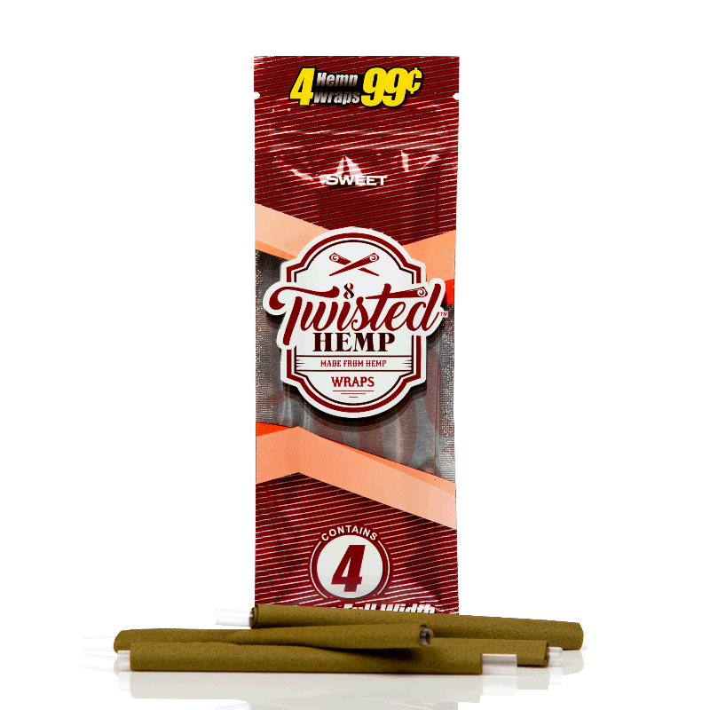Twisted Hemp - Sweets Blunt Wraps 4pk