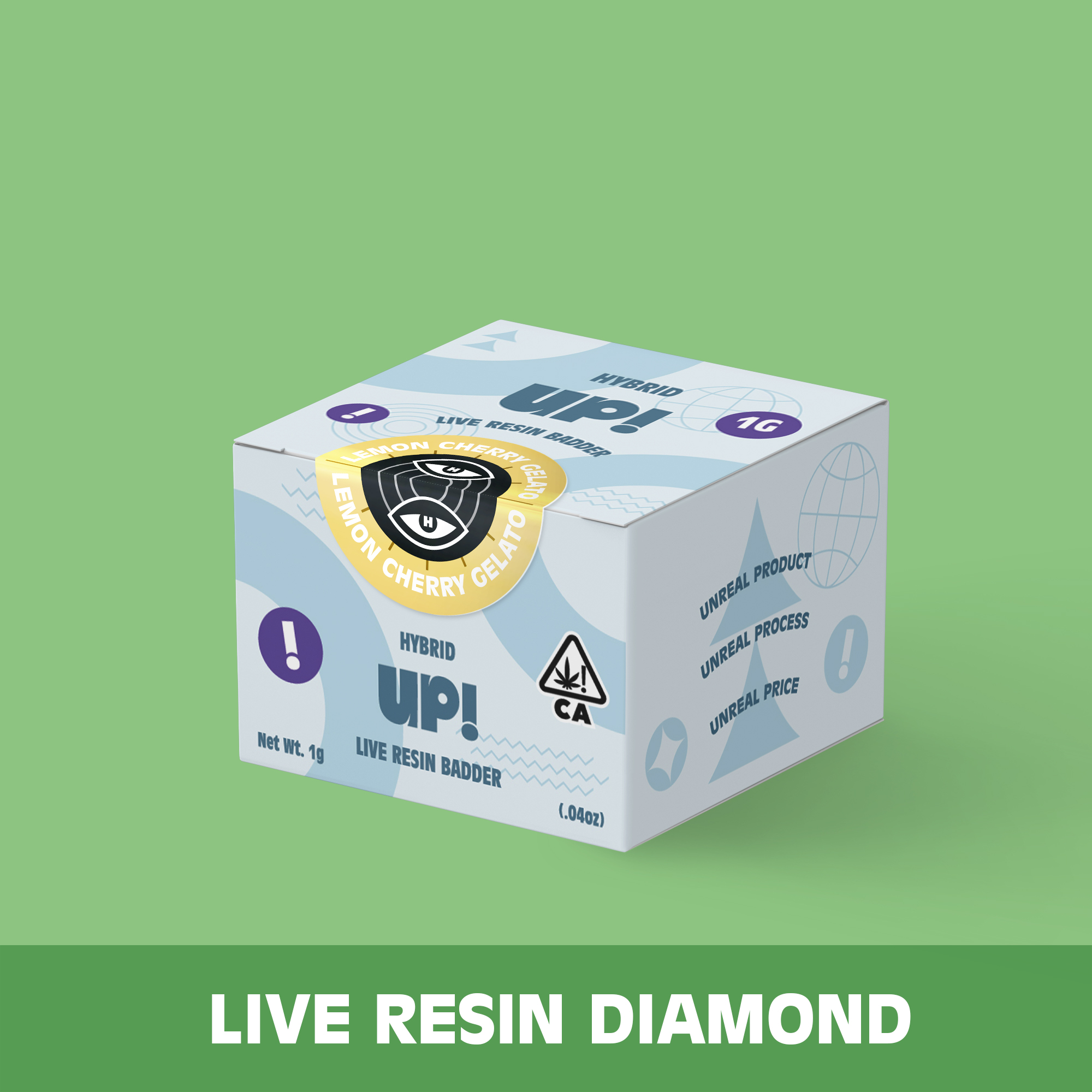 UP!: Lemon Cherry Gelato 1g Badder (H)