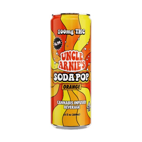 Uncle Arnie's Soda 100mg Orange