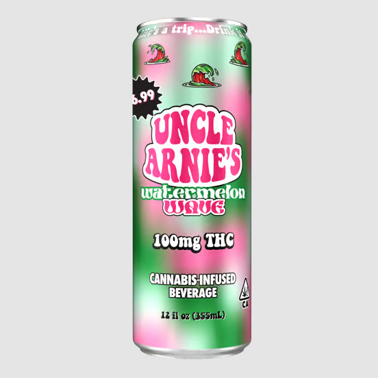 Uncle Arnies Soda 100mg Watermelon Wave