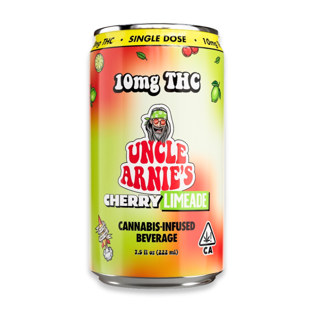 Uncle Arnies - Single Dose - Cherry Limeade - 7.5oz - Beverages - 10mg