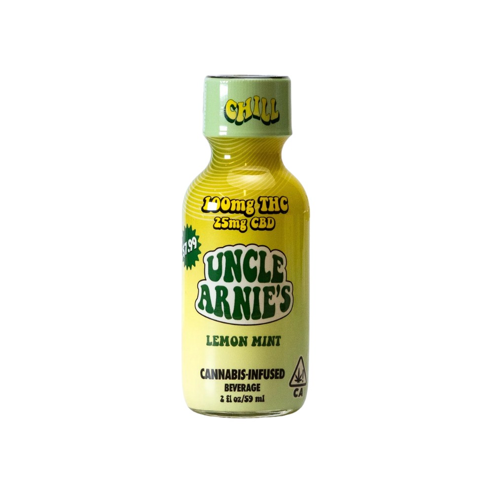 SHOT - 4:1 CBD LEMON MINT 100MG - UNCLE ARNIE'S
