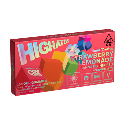 Strawberry Lemonade Sour Gummies | 100mg