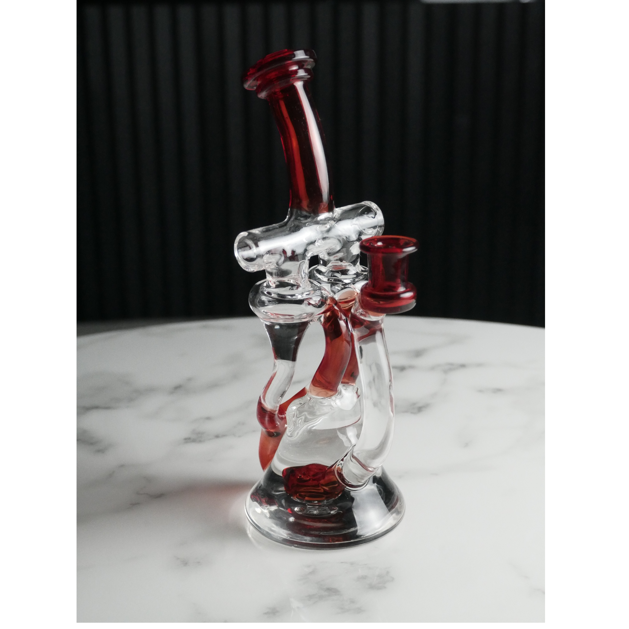 Double Domer Quad Uptake Recycler | Red
