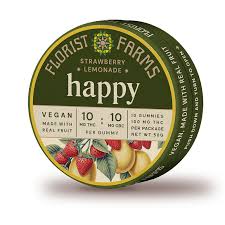 FLORIST FARMS | "Happy" Strawberry Lemonade Gummies | 100mg