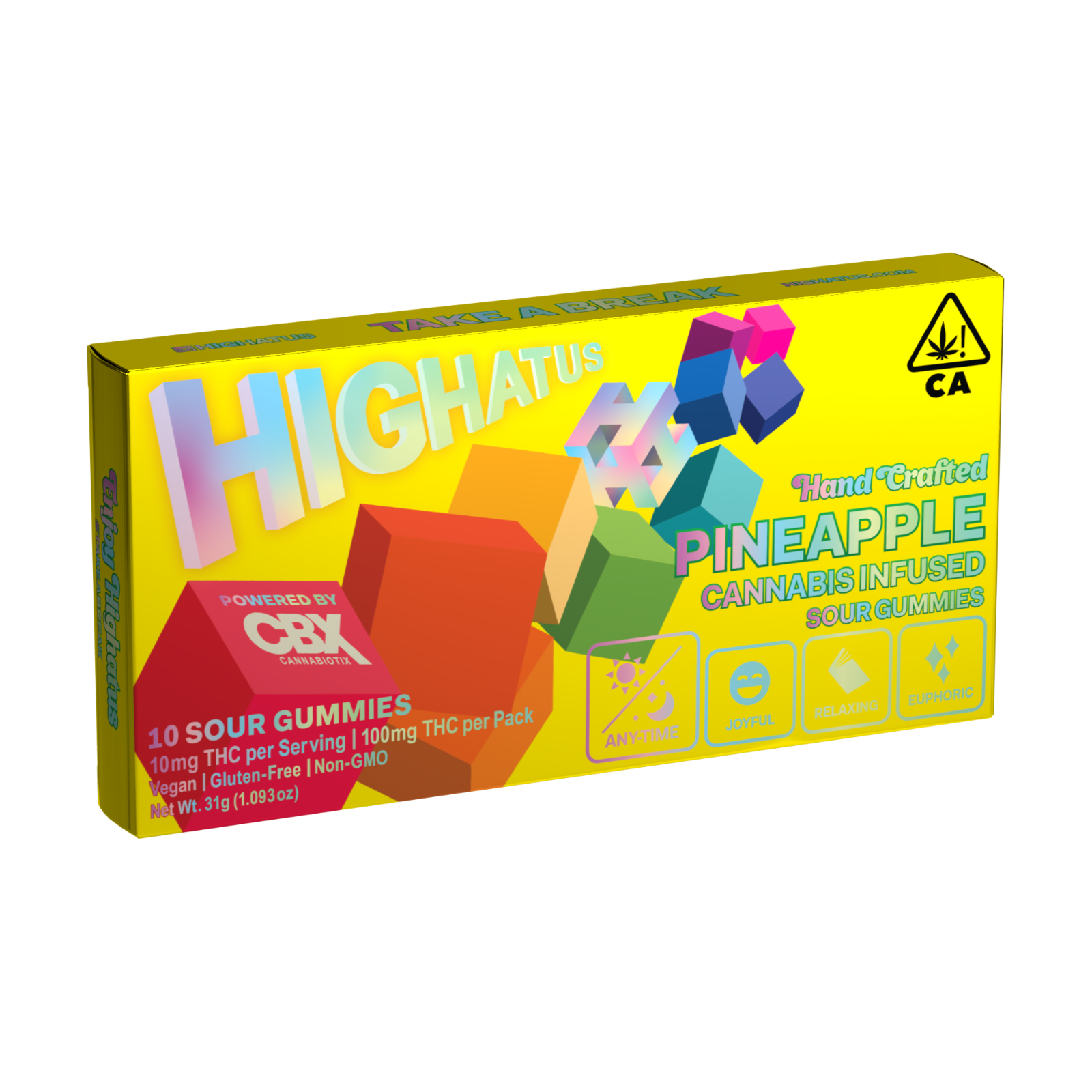 Pineapple Sour Gummies | 100mg